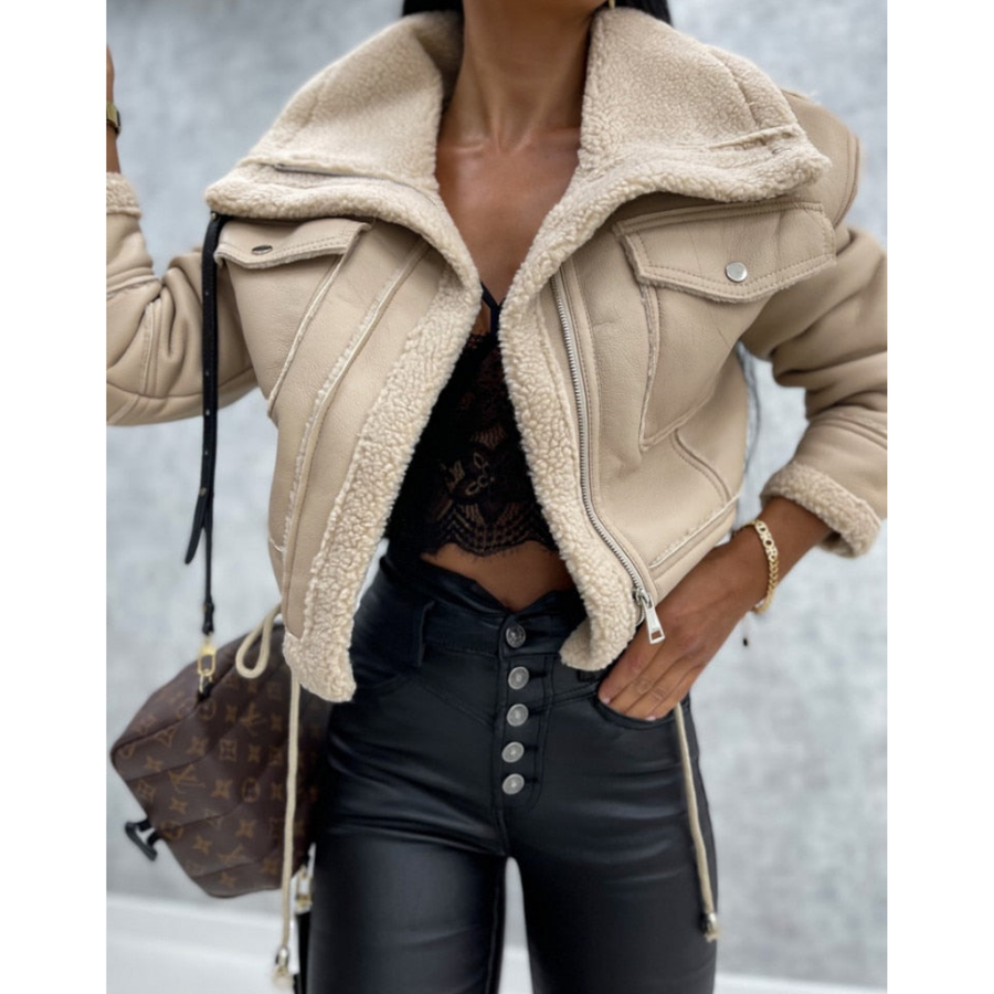 Josette | Veste Aviateur Courte Chic Femme