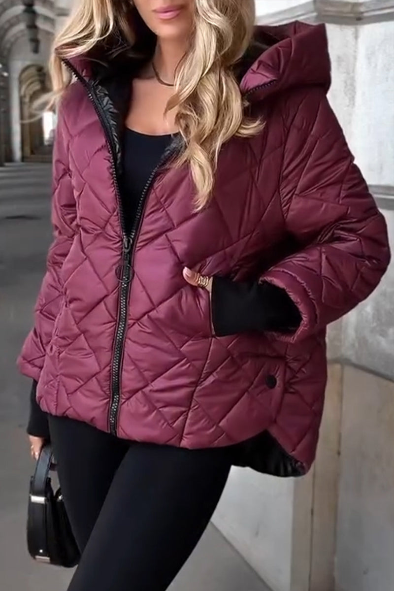 Noémie | Veste Matelassée Zippée Femme Élégante