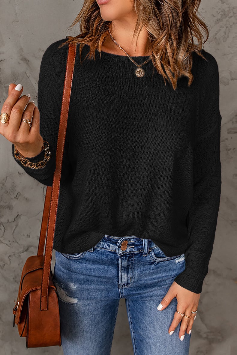 Lucette | Pull Col Rond Décontracté Confort