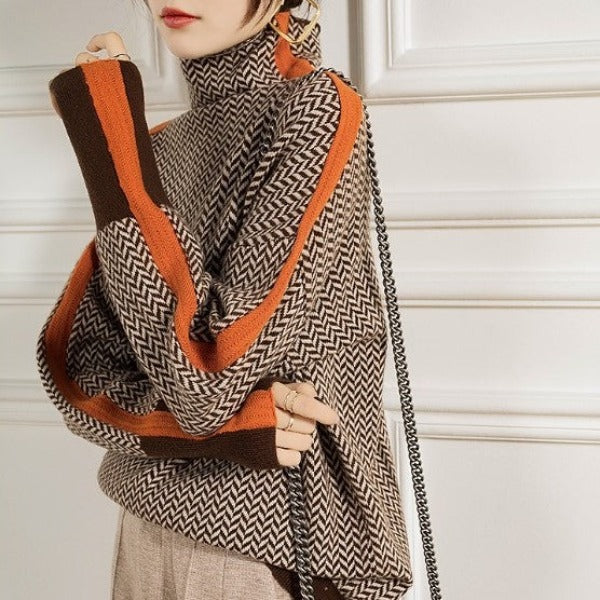Eulalie | Pull Rayé Élégant Style Moderne