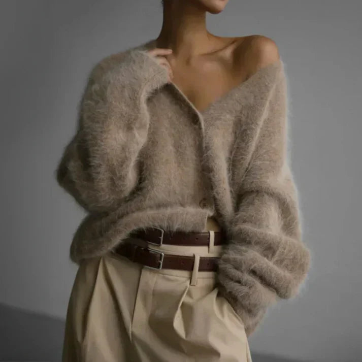 Apolline | Cardigan Cachemire Élégant Femme Confortable