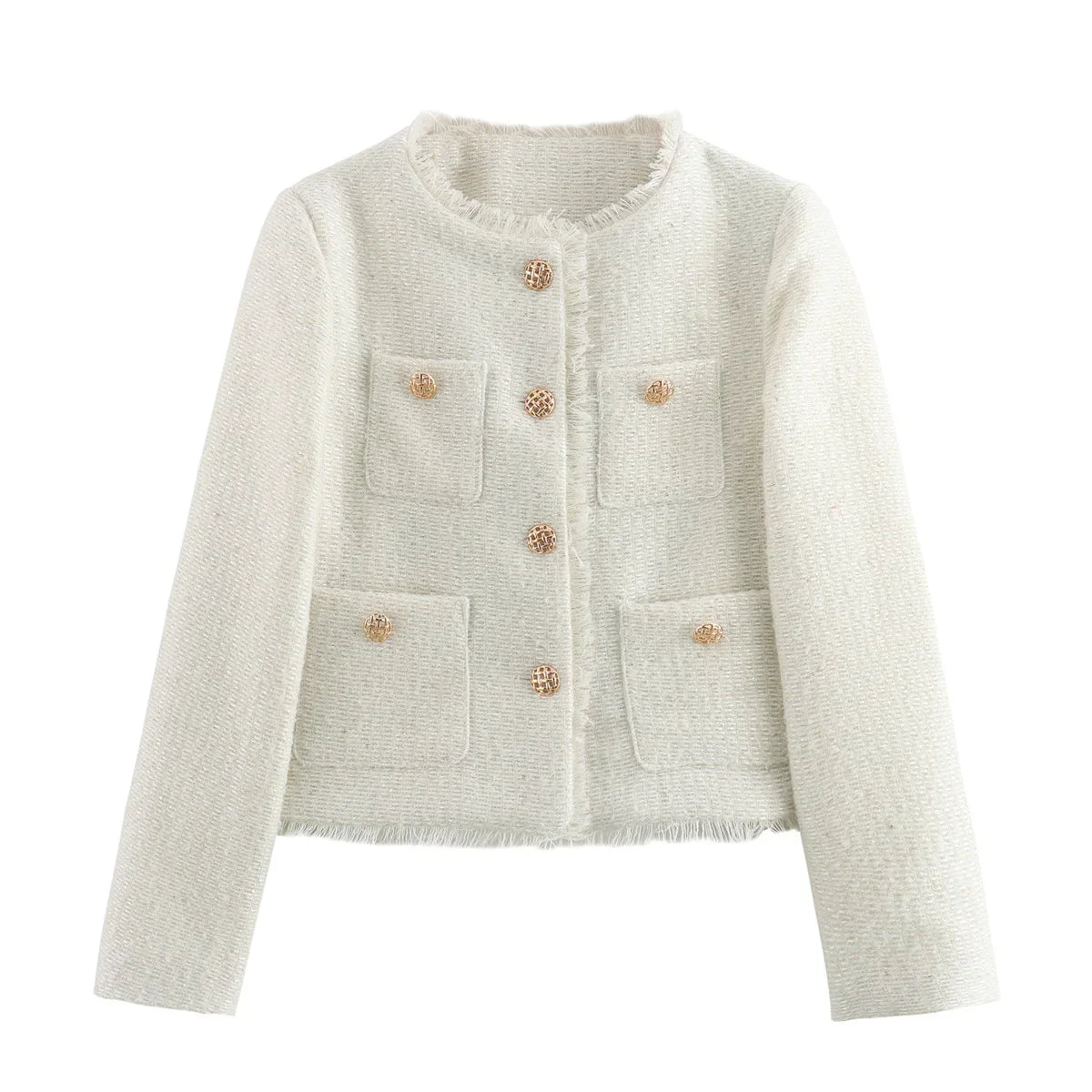 Constance | Manteau Tweed Chic Femme Moderne