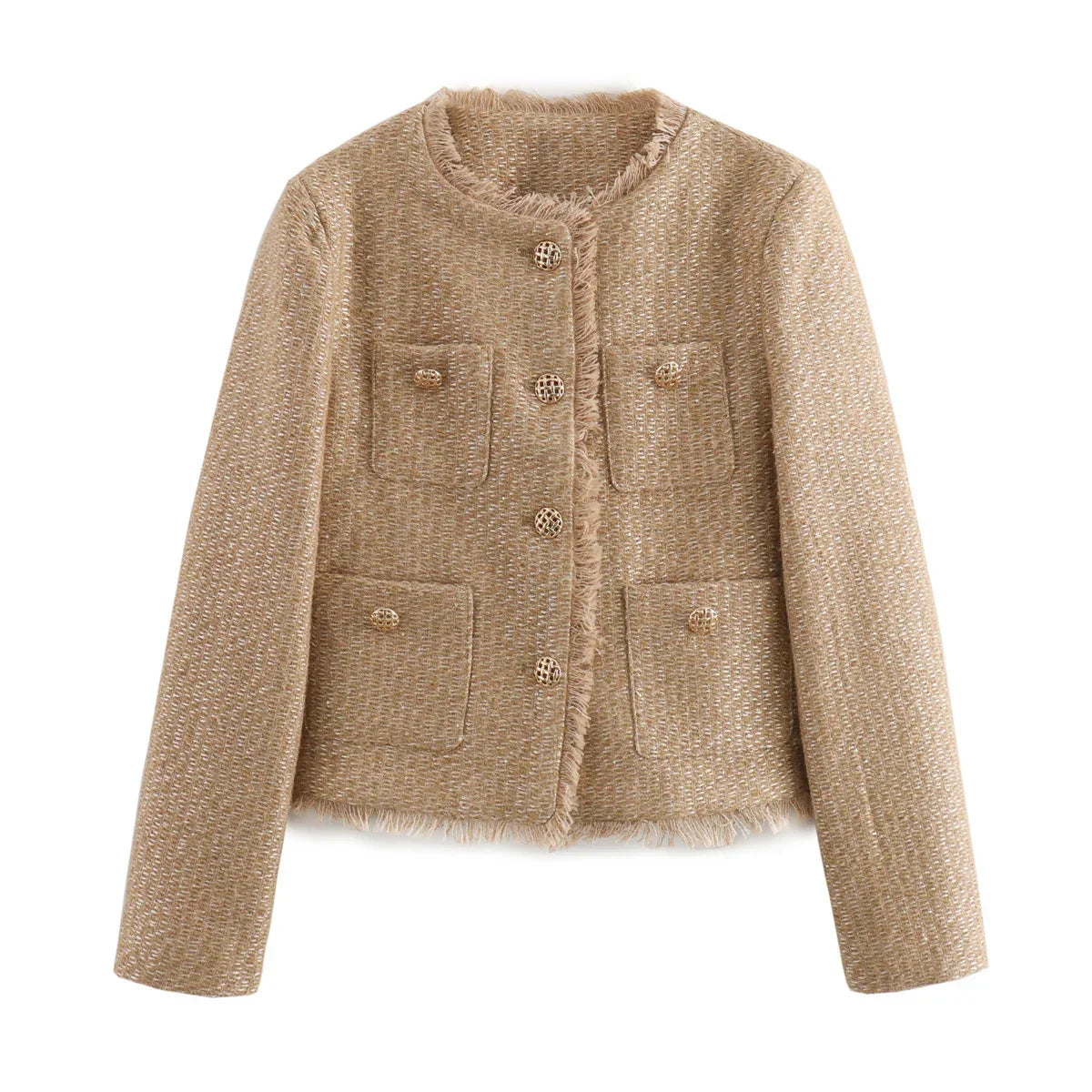 Constance | Manteau Tweed Chic Femme Moderne