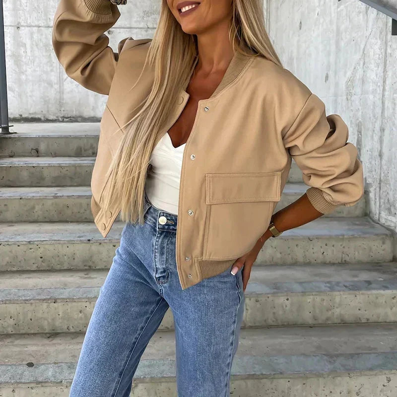 Solange | Veste Bomber Tendance Femme Automne