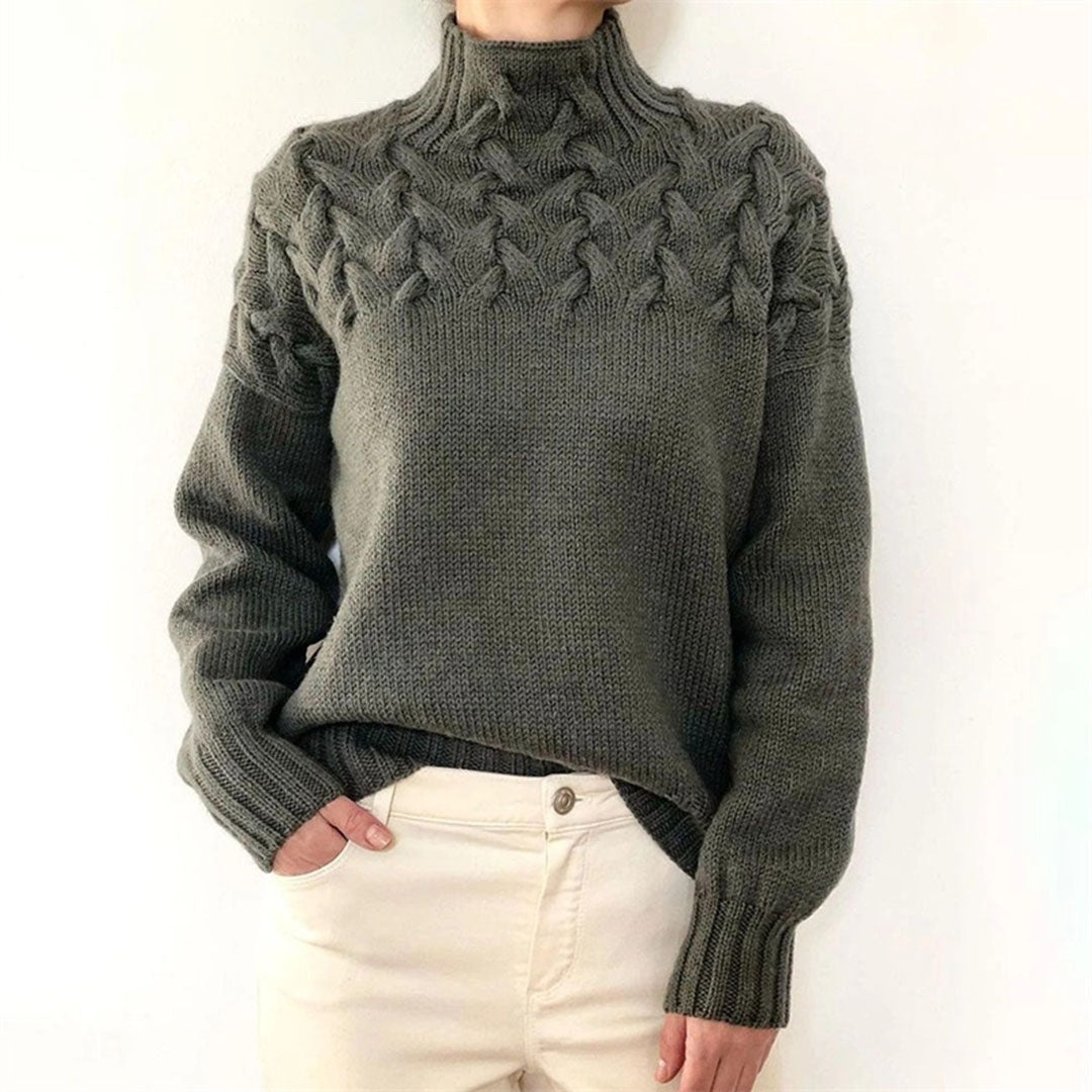 Ginette | Pull Tricot Femme Chaud Automne