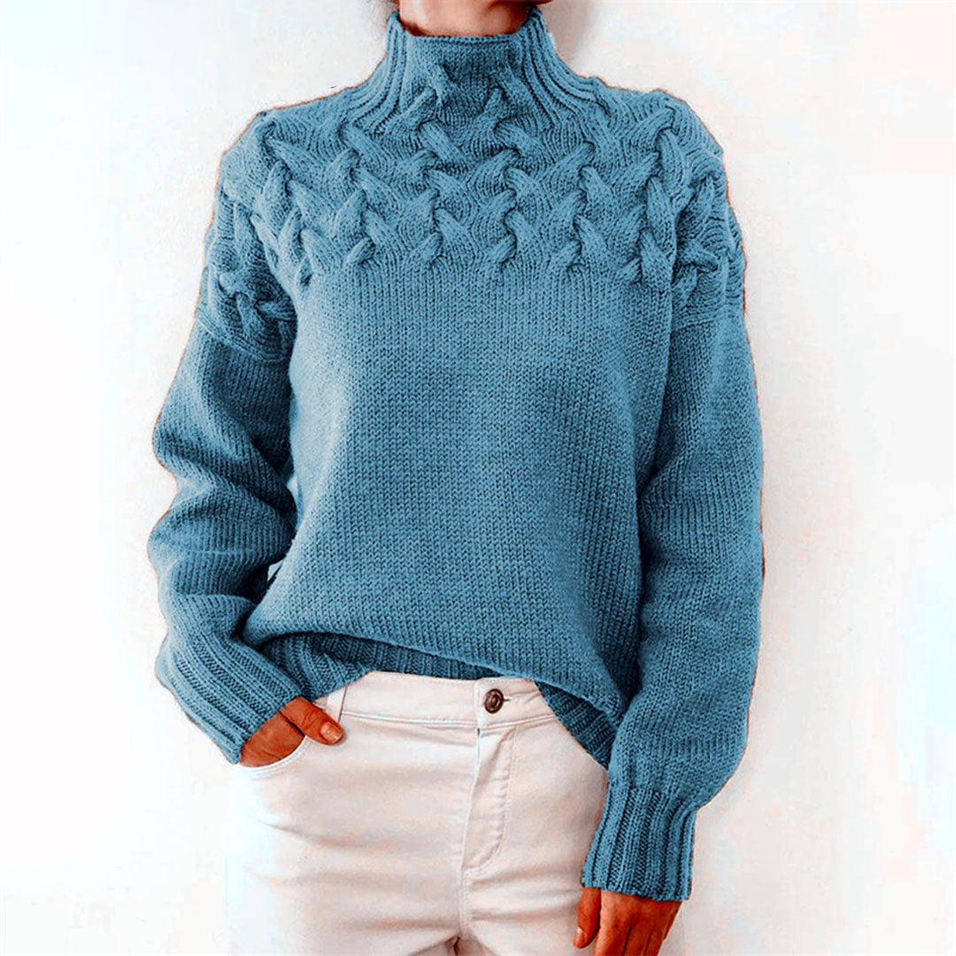 Mélisande | Pull Cachemire Col Roulé Oversize