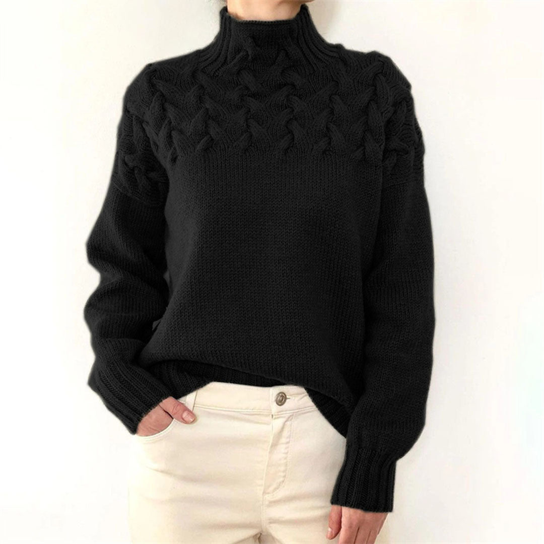 Mélisande | Pull Cachemire Col Roulé Oversize