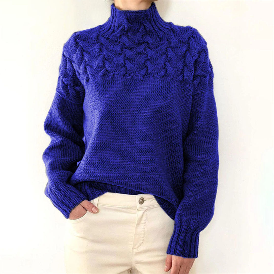 Mélisande | Pull Cachemire Col Roulé Oversize