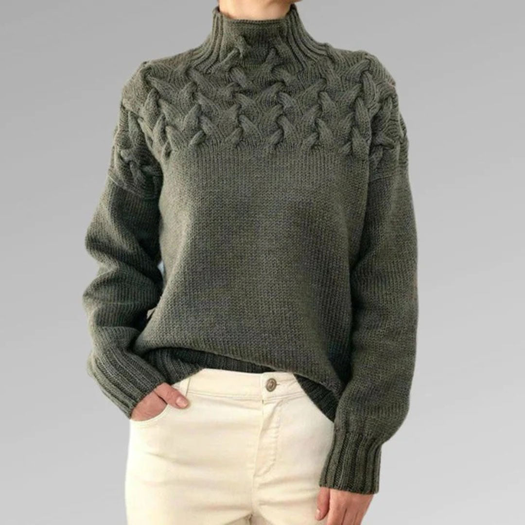 Ginette | Pull Tricot Femme Chaud Automne