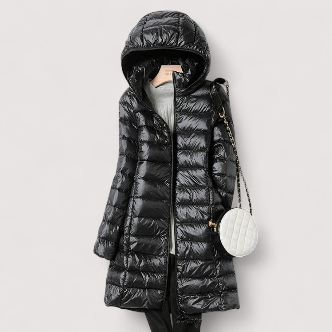 Léa | Doudoune Longue Capuche Femme Chaude