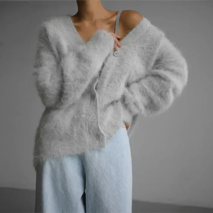 Apolline | Cardigan Cachemire Élégant Femme Confortable