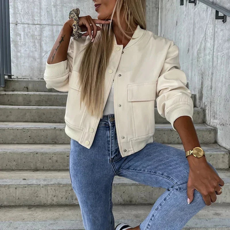 Solange | Veste Bomber Tendance Femme Automne