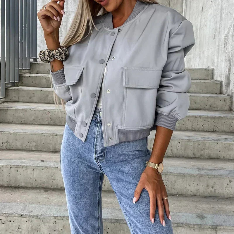 Solange | Veste Bomber Tendance Femme Automne