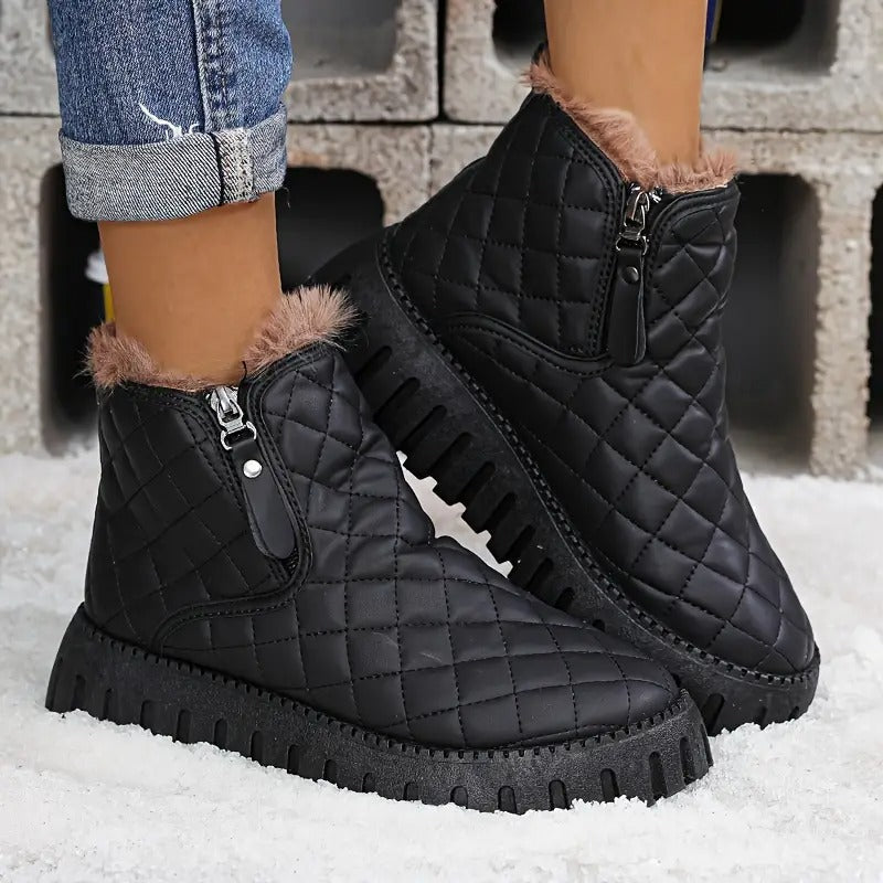Valentine | Bottes Cuir Hiver Femme Stables