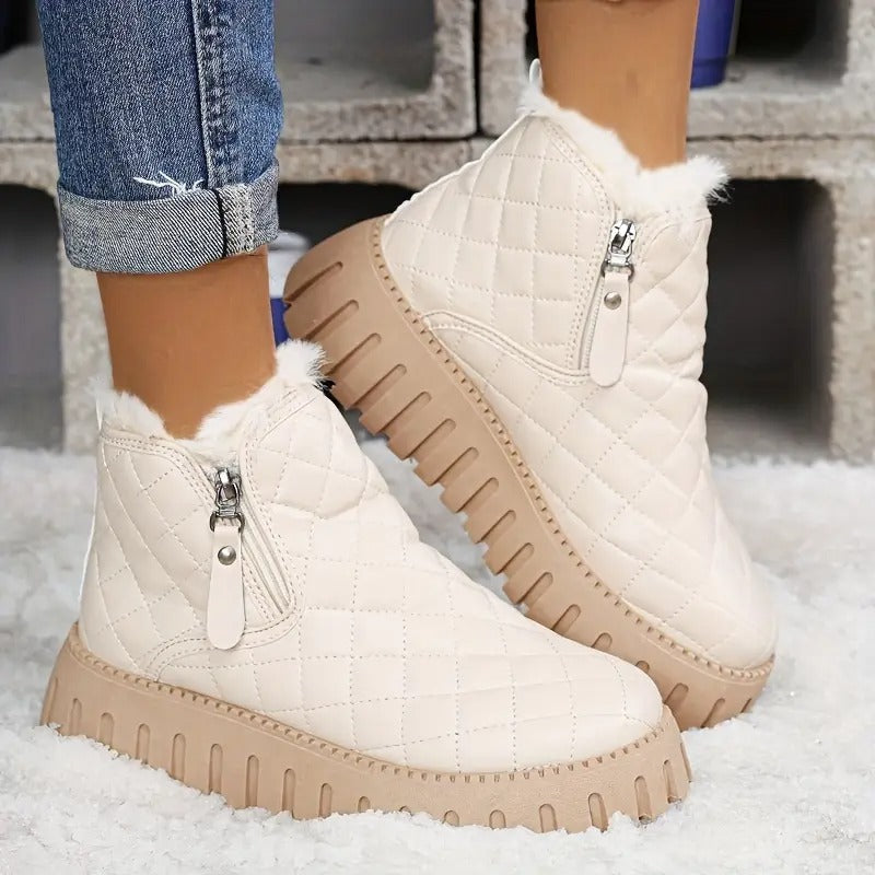 Valentine | Bottes Cuir Hiver Femme Stables