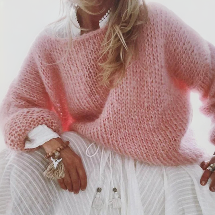 Aglaé | Pull Oversize Grosse Maille Élégant