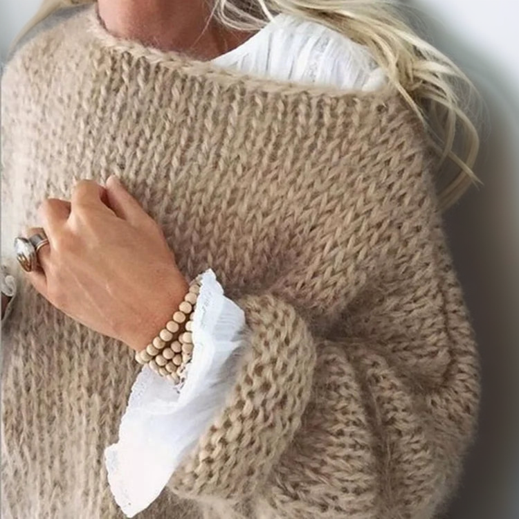 Aglaé | Pull Oversize Grosse Maille Élégant