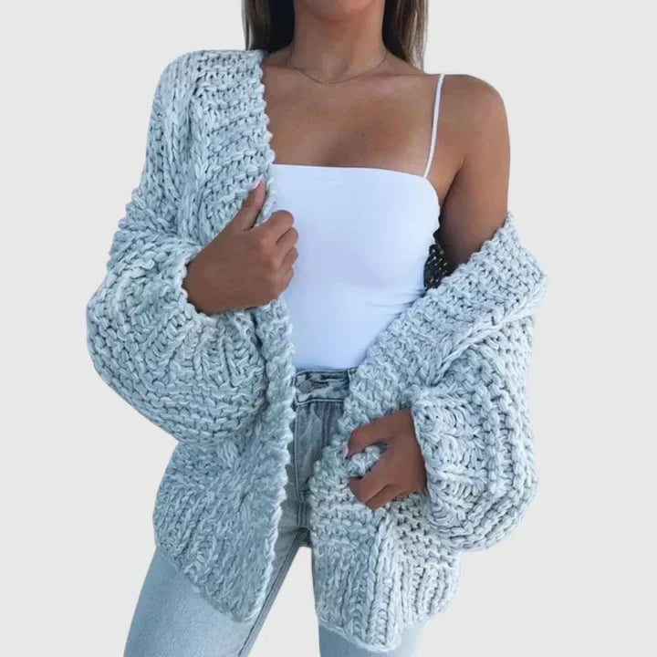 Garance | Cardigan Oversize Grosse Maille Chic