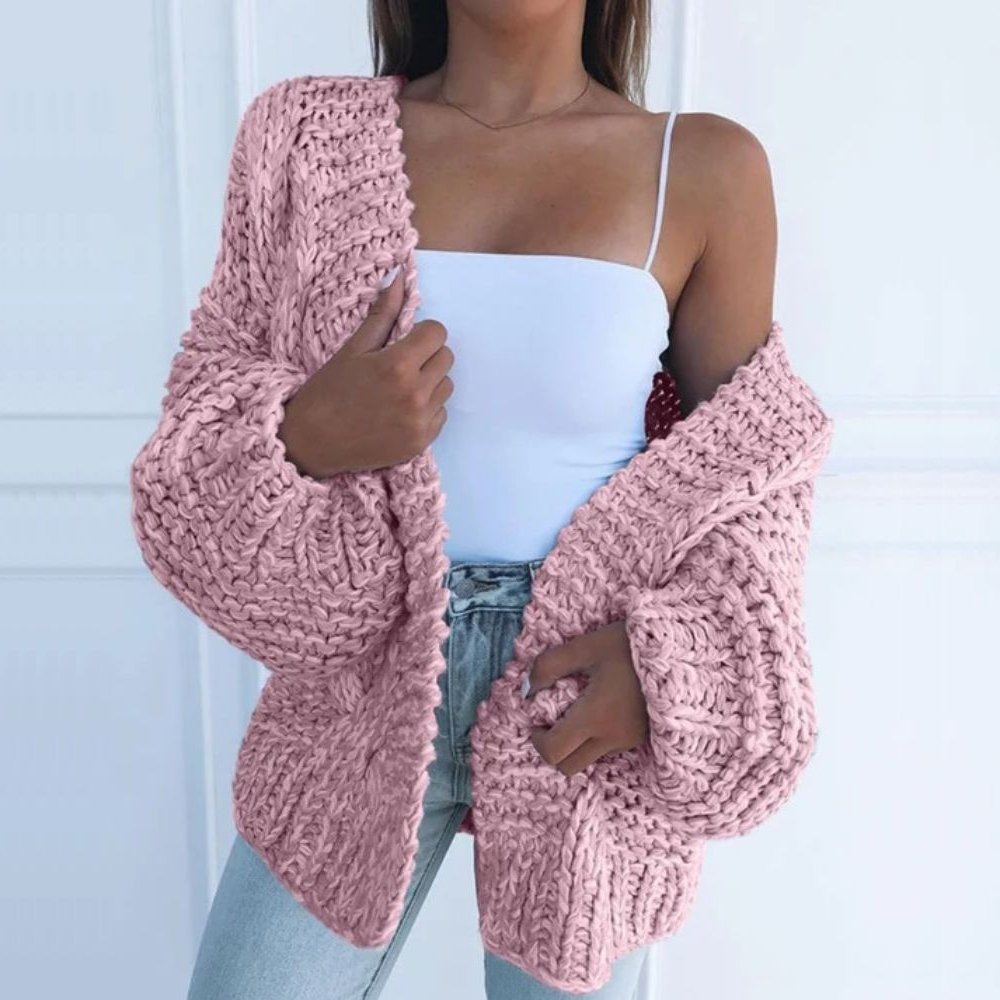 Garance | Cardigan Oversize Grosse Maille Chic